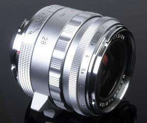 Voigtlander 28mm f/1.5 Nokton  Type II Silver USED